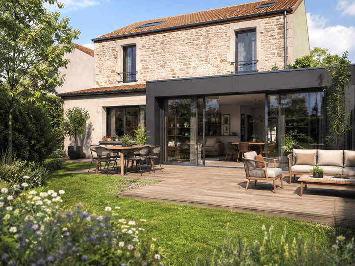Maison familiale avec jardin
